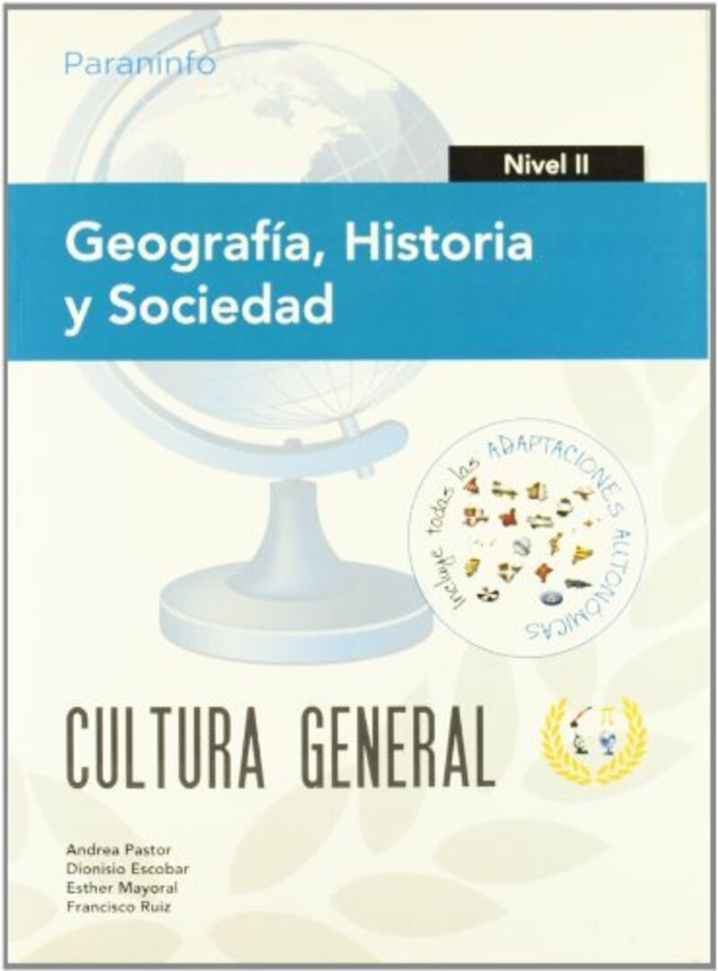 pcpi - geografia, historia y sociedad - nivel ii - cultura general - Andrea Pastor