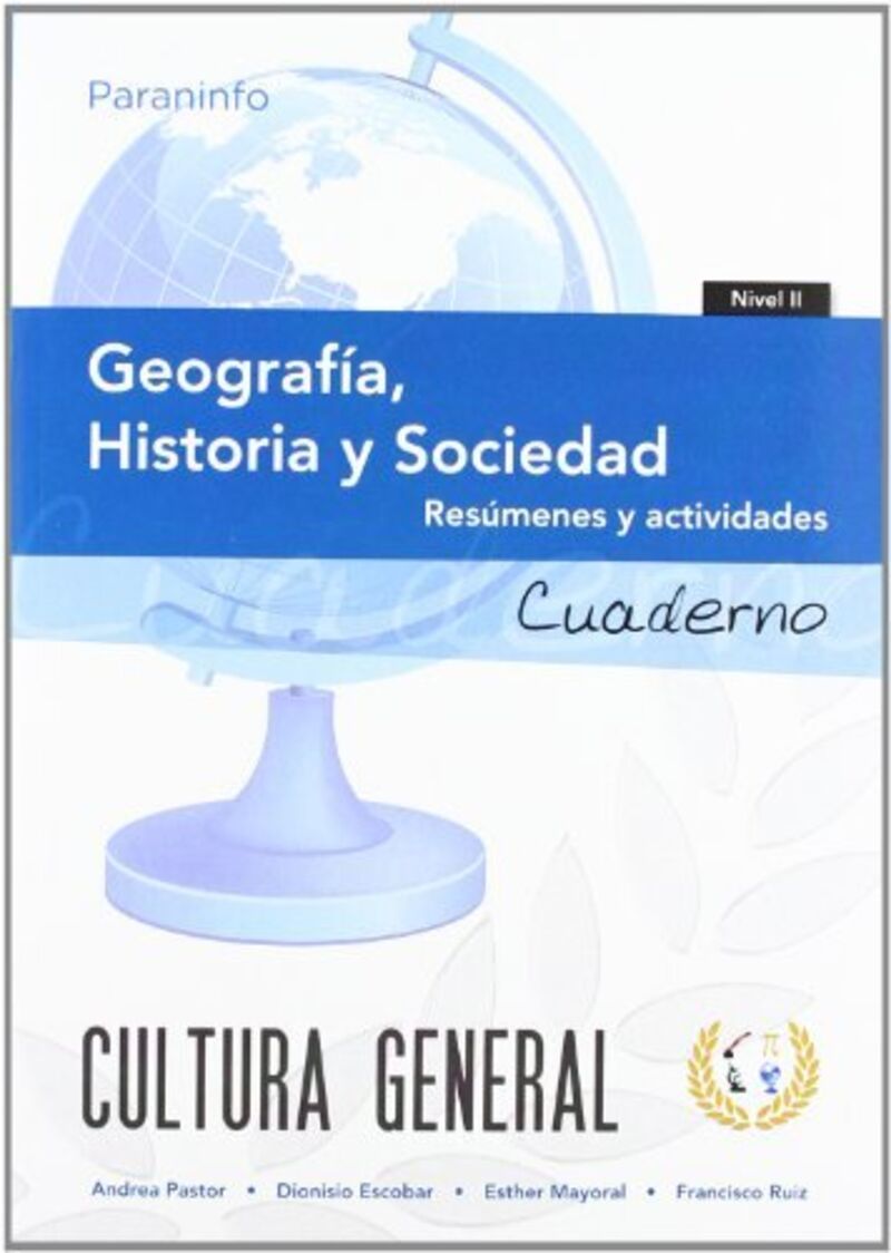 PCPI - GEOGRAFIA, HISTORIA Y SOCIEDAD CUAD. - NIVEL II - CULTURA GENERAL