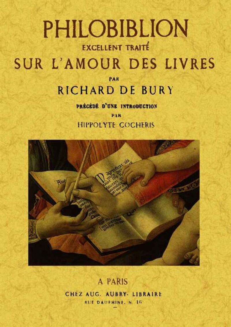philobiblion excellent traite sur l'amour des livres - Richard De Bury
