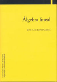 algebra lineal - Jose Luis Lopez Garcia
