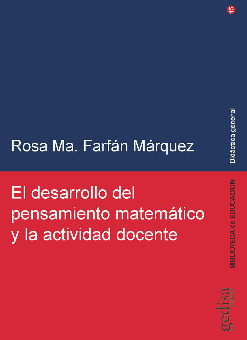 desarrollo del pensamiento matematico y actividad docente - Rosa Maria Farfan Marquez