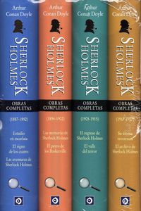 sherlock holmes - o. completa (4 vols) - Arthur Conan Doyle