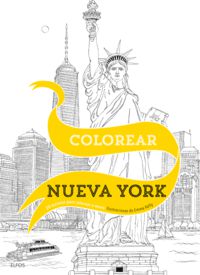 colorear nueva york - 20 escenas para colorear a mano - Emma Kelly