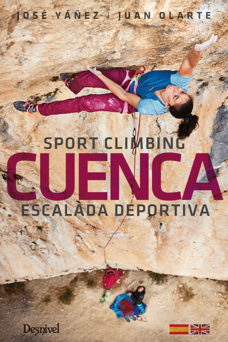 cuenca - escalada deportiva = sport climbing - Jose Yañez Yañez / Juan Olarte Ugarte