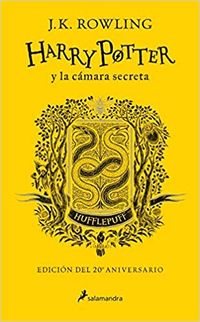 harry potter y la camara secreta (hufflepuff) (ed. 20 aniversario) - amarillo