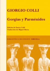 GORGIAS Y PARMENIDES - LECCIONES 1965-1967