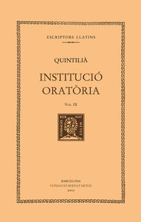 institucio oratoria ix - Marc Fabi Quintilia