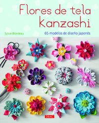 flores de tela kanzashi - 65 modelos de diseño japones
