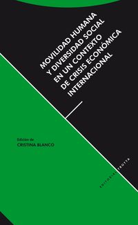 movilidad humana y diversidad social en un contexto de crisis economica internacional - Cristina Blanco Fernandez De Valderrama