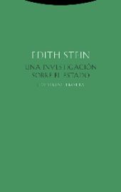 Una investigacion sobre el estado - Edith Stein