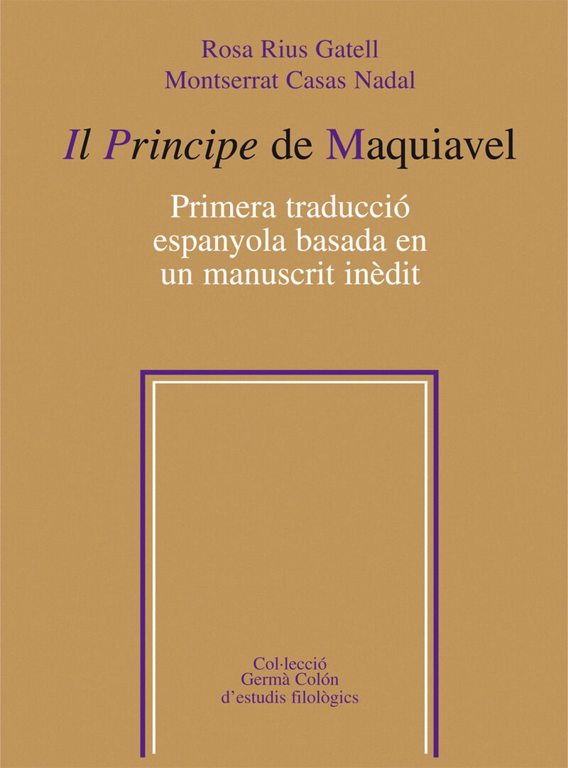 IL PRINCIPE DE MAQUIAVEL