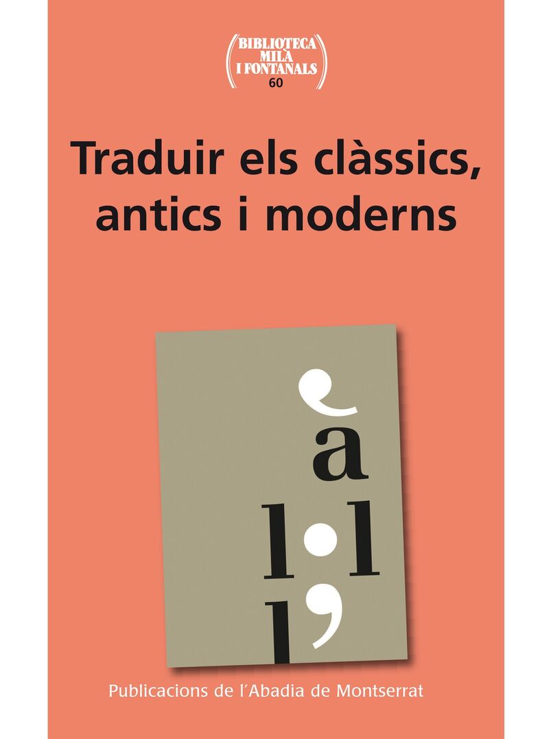 TRADUIR EL CLASSICS, ANTICS I MODERNS