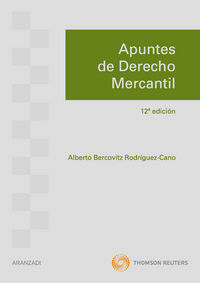 apuntes de derecho mercantil (12ª ed)