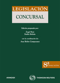 (8ª ed) legislacion concursal - Ana Belen Campuzano Laguillo / Emilio M. Beltran Sanchez / Angel Rojo Fernandez-Rio