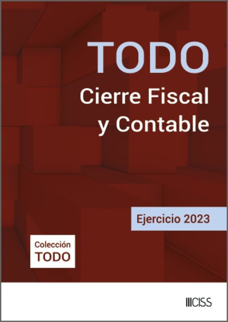 todo cierre fiscal y contable - ejercicio 2023 - Javier Argente Alvarez / Eva Argente Liranes