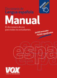 diccionario manual de la lengua española - Aa. Vv.