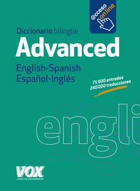 diccionario advanced english / spanish - español / ingles