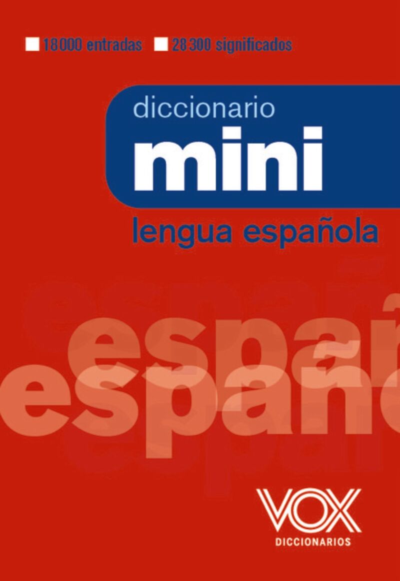 diccionario mini de la lengua española - Aa. Vv.