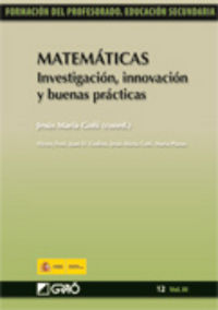 matematicas - investigacion, innovacion y buenas practicas