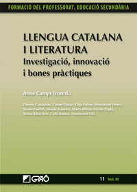 LLENGUA CATALANA I LITERATURA - INVESTIGACIO, INNOVACIO I BONES PRACTIQUES