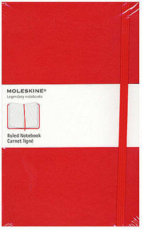 ruled classic red notebook -p- rojo cuaderno rayado