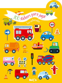 vehiculos, los - 100 stickers para jugar - Aa. Vv.
