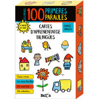 meves 100 primeres paraules, les - cartes d'aprenentatge bilingues catala / angles