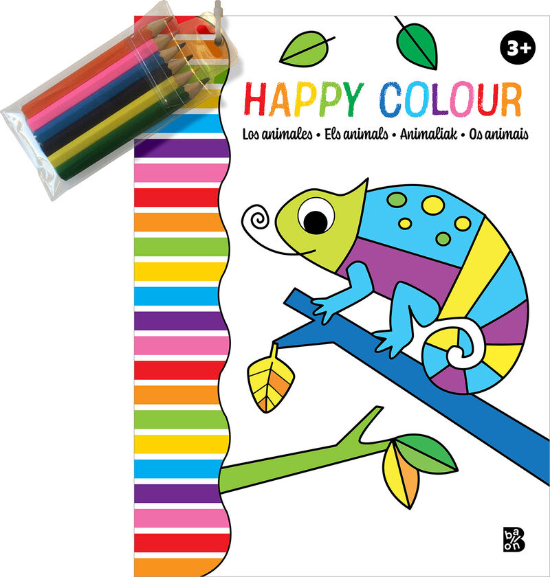 los animales - happy colour - Aa. Vv.