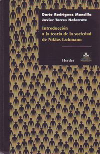 introduccion a la teoria de la sociedad de niklan luhmann - Javier Torres Nafarrate / Dario Rodriguez Mansilla