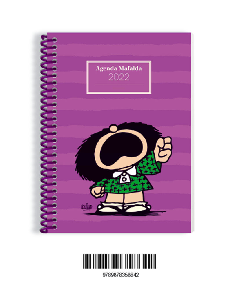 Agenda 2022 Mafalda Día por página 