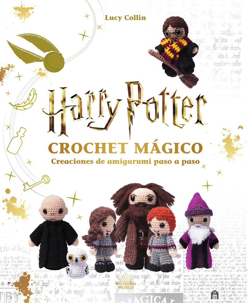 harry potter - crochet magico - proyectos de amigurumi paso a paso - Lucy Collin